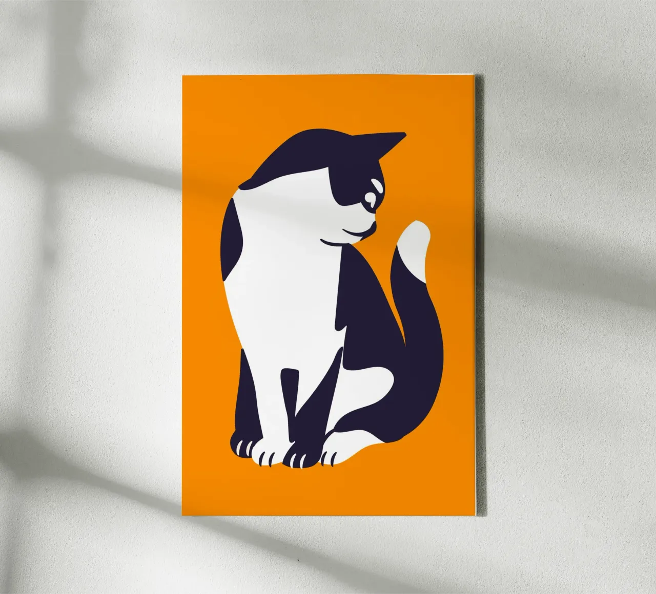 tuxedo kitty canvas van Mariery Young