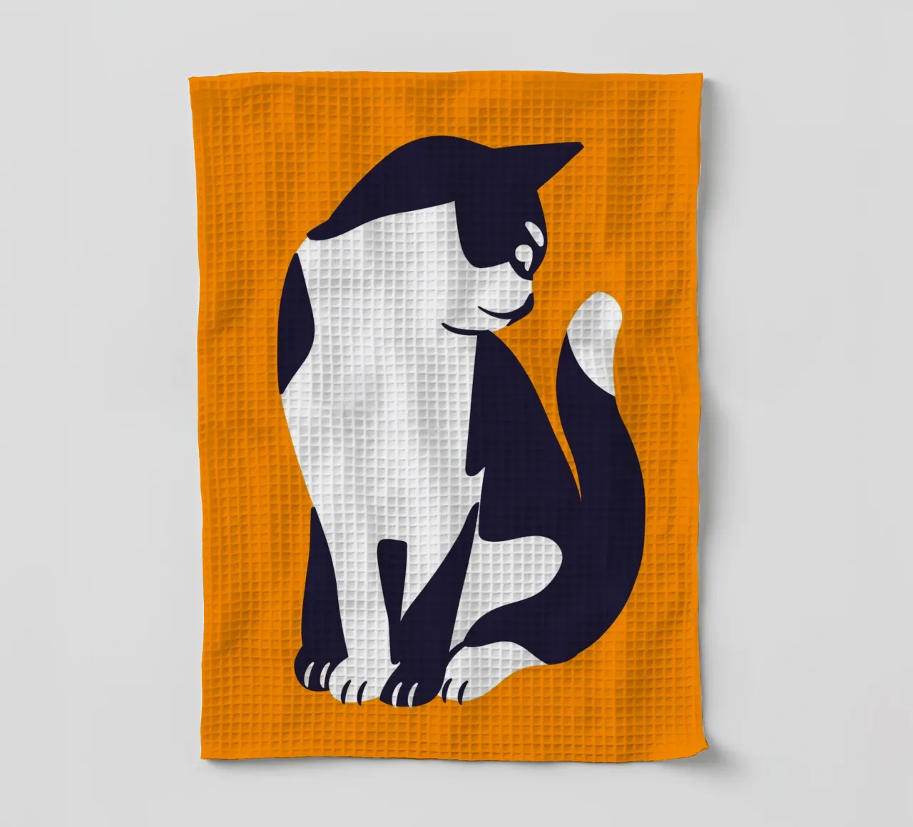 tuxedo kitty canovaccio da cucina da Mariery Young