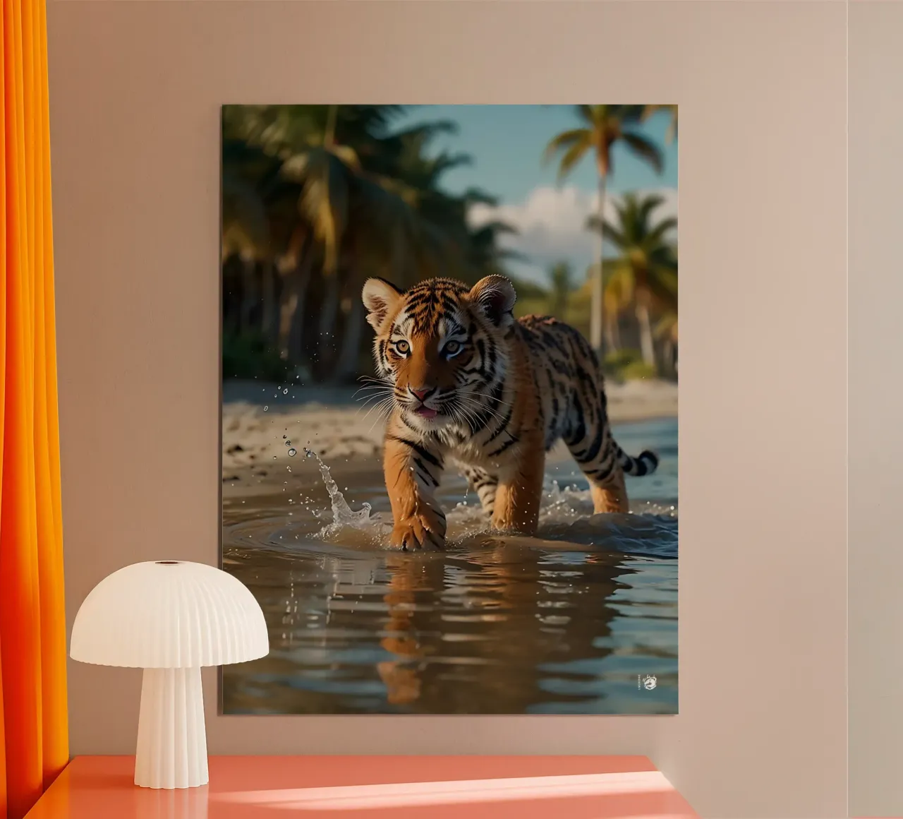 Spiaggia della Tigre del Mare poster da LM2KONE