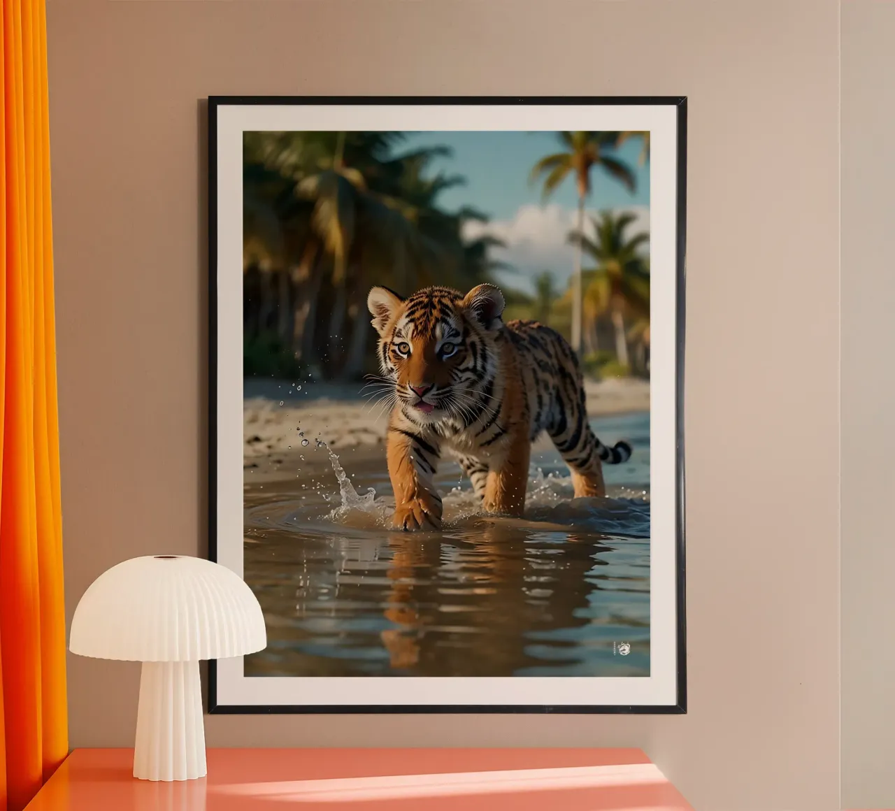 Spiaggia della Tigre del Mare poster da LM2KONE
