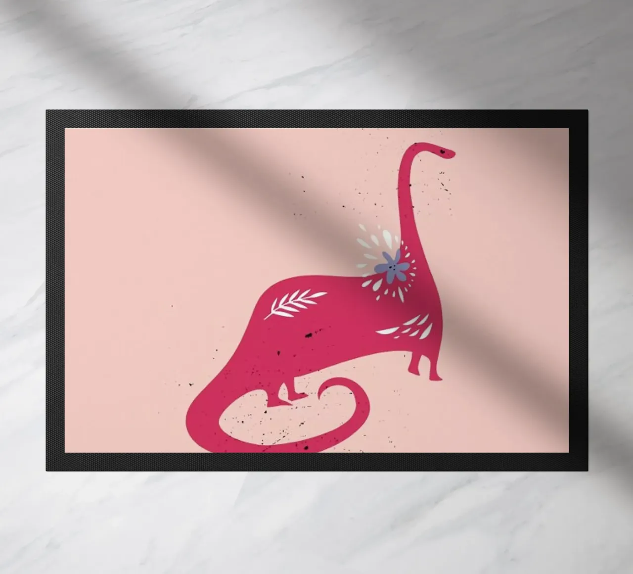 Pink Dinosaur zerbino da Little Flourishes