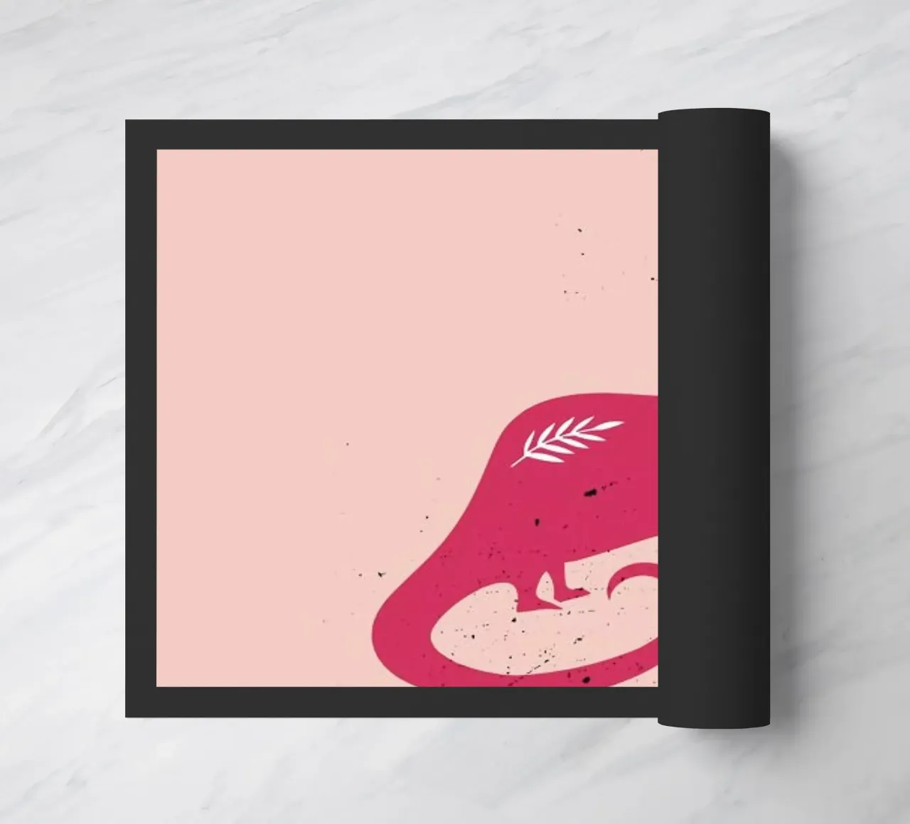 Pink Dinosaur zerbino da Little Flourishes