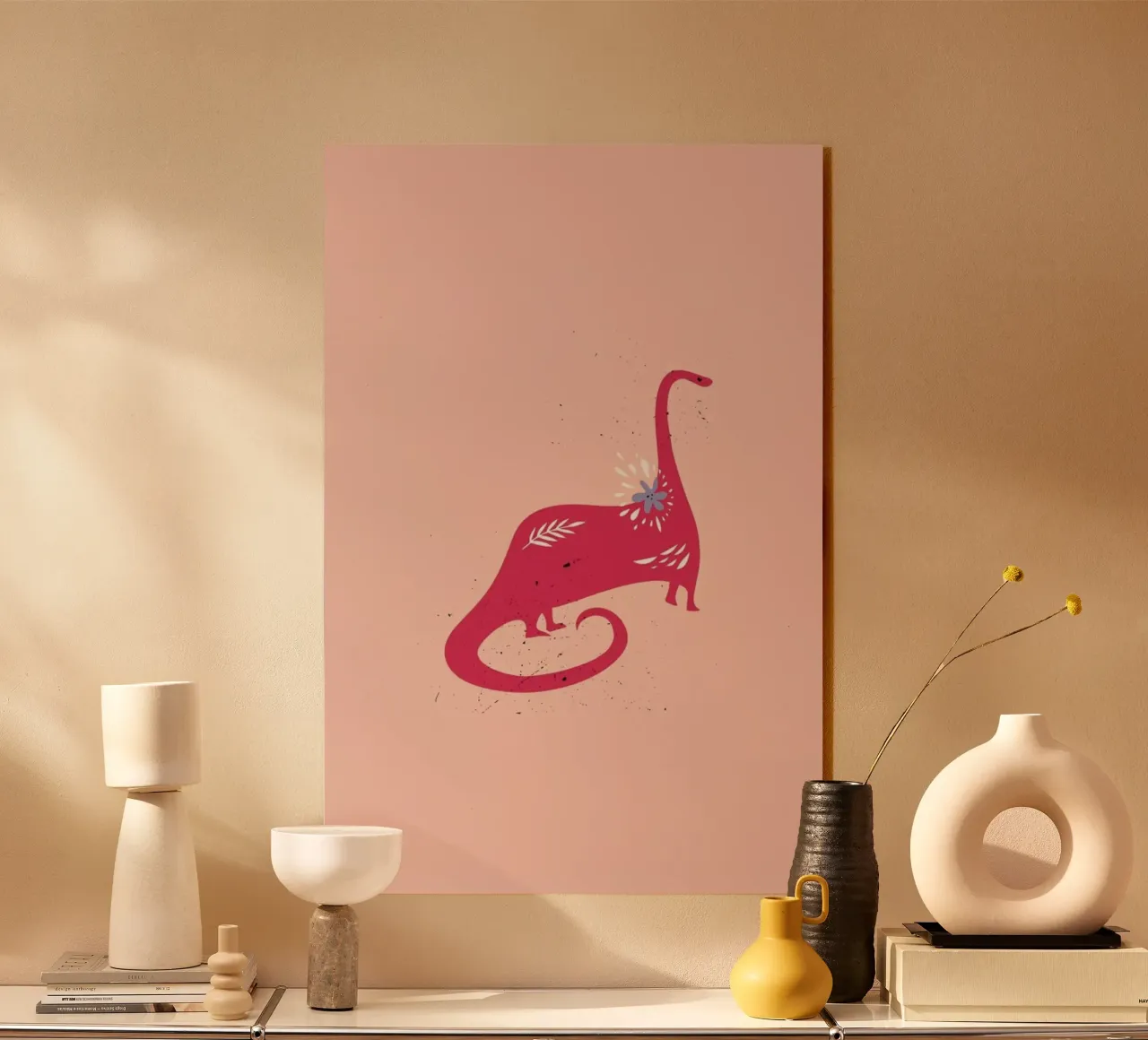 Pink Dinosaur plexiglass da Little Flourishes
