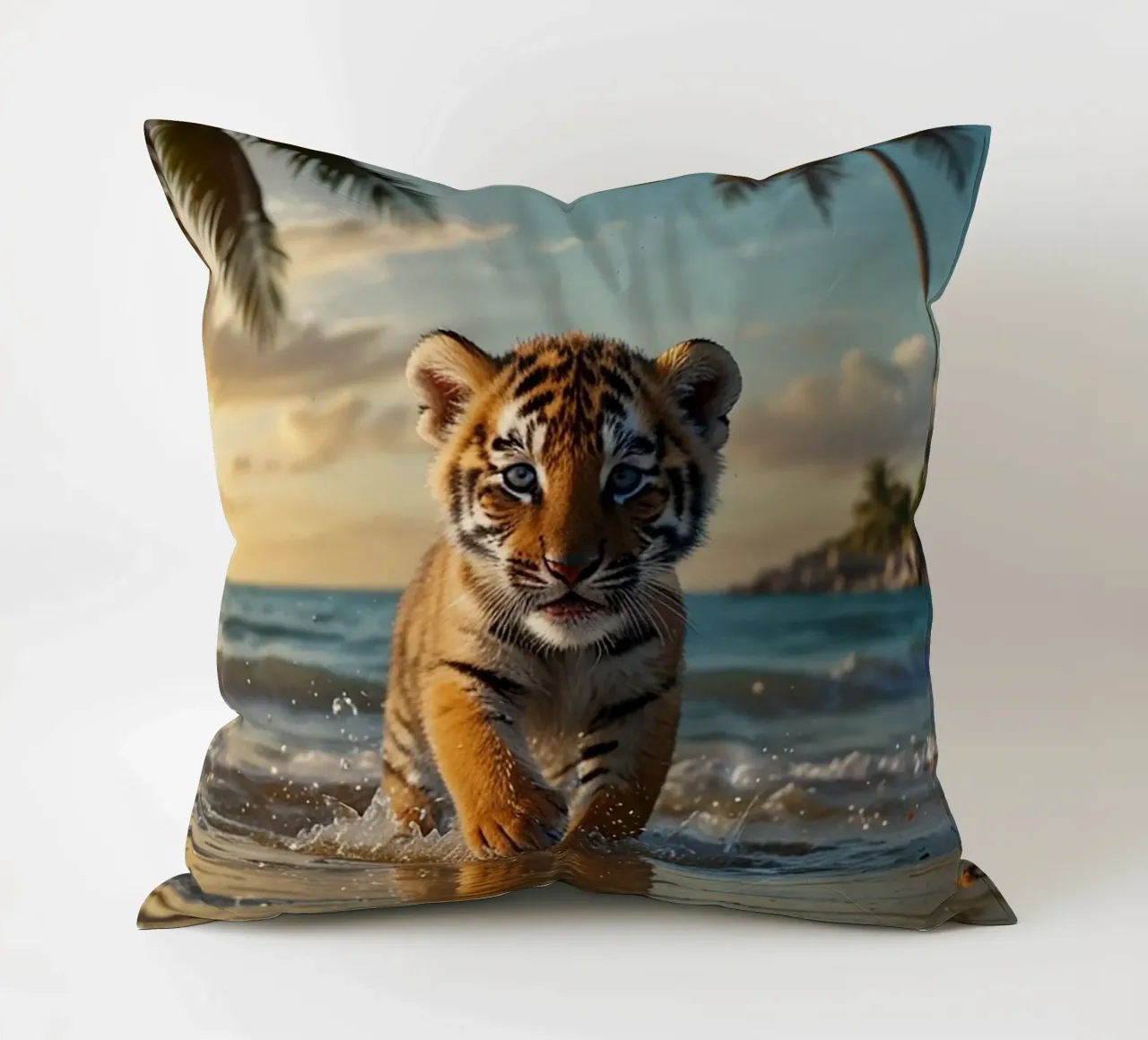 Spiaggia della Tigre dell'Oceano cuscino da LM2KONE