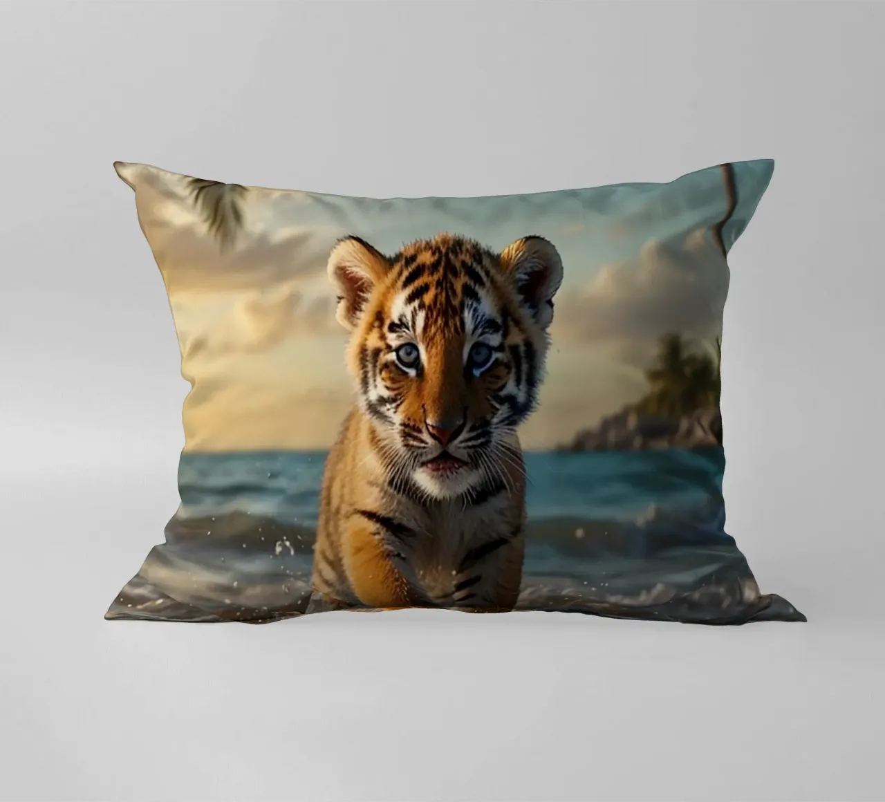 Spiaggia della Tigre dell'Oceano cuscino da LM2KONE