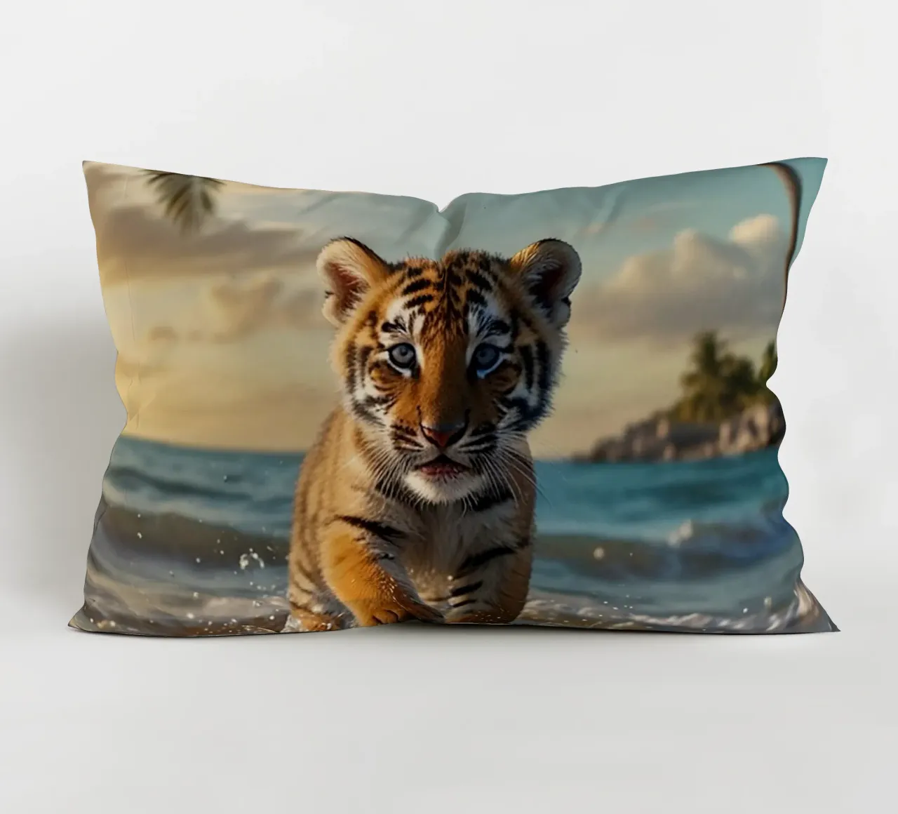 Spiaggia della Tigre dell'Oceano cuscino da LM2KONE