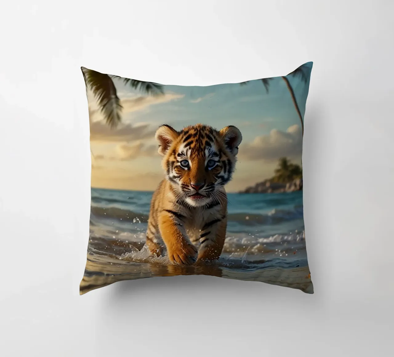 Spiaggia della Tigre dell'Oceano cuscino da LM2KONE