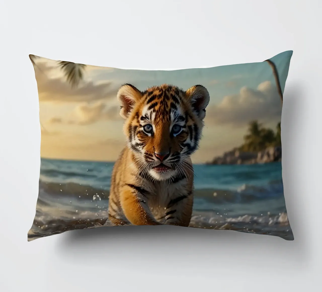Spiaggia della Tigre dell'Oceano cuscino da LM2KONE