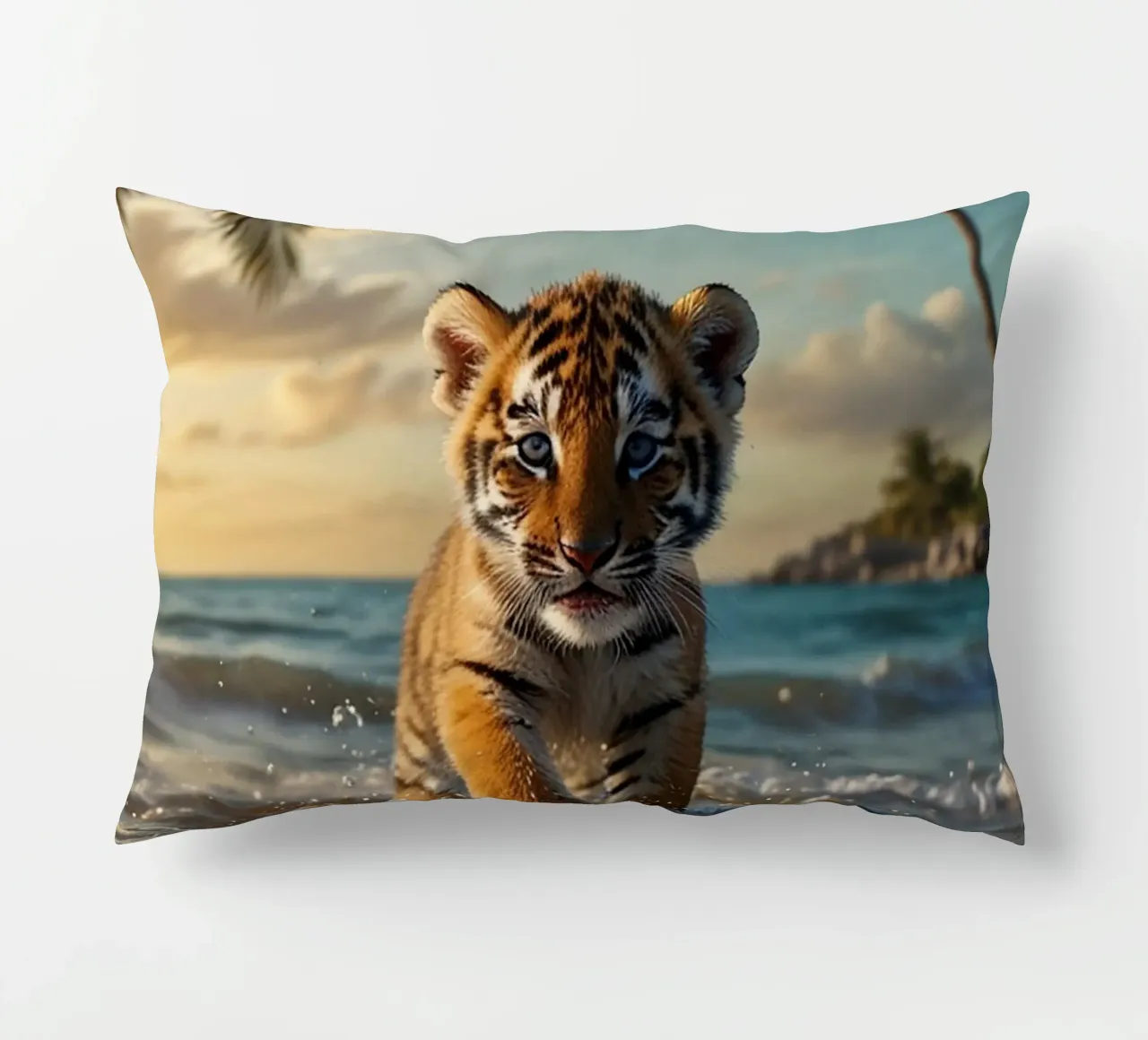 Spiaggia della Tigre dell'Oceano cuscino da LM2KONE