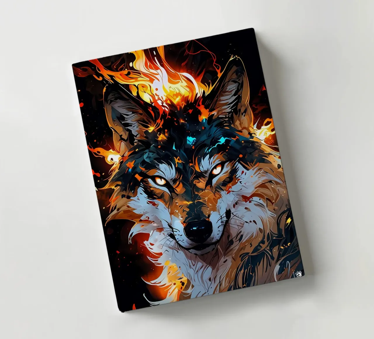 Epic Fantasy Wolf notebook by LM2KONE