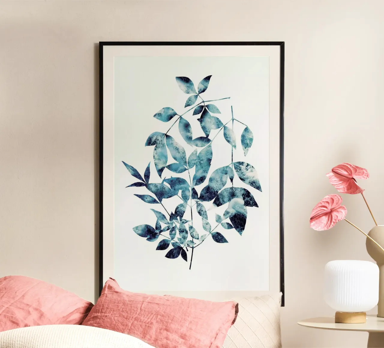 Gift of Life poster with wooden frame by Angelo Cerantola