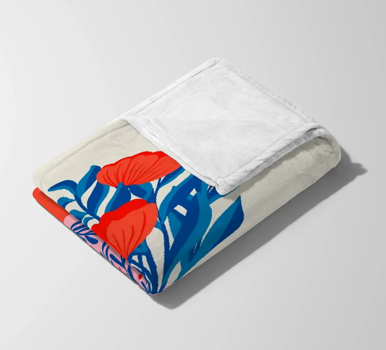 Papaveri in vaso coperta in pile da Wackapacka