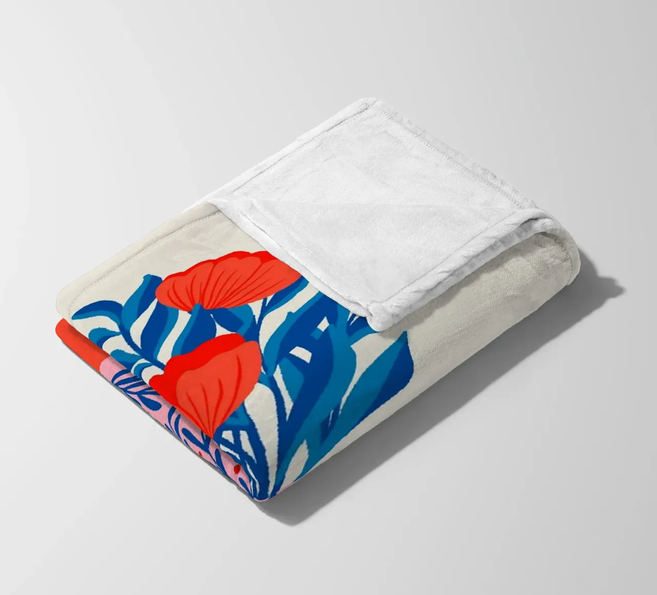 Papaveri in vaso coperta in pile da Wackapacka