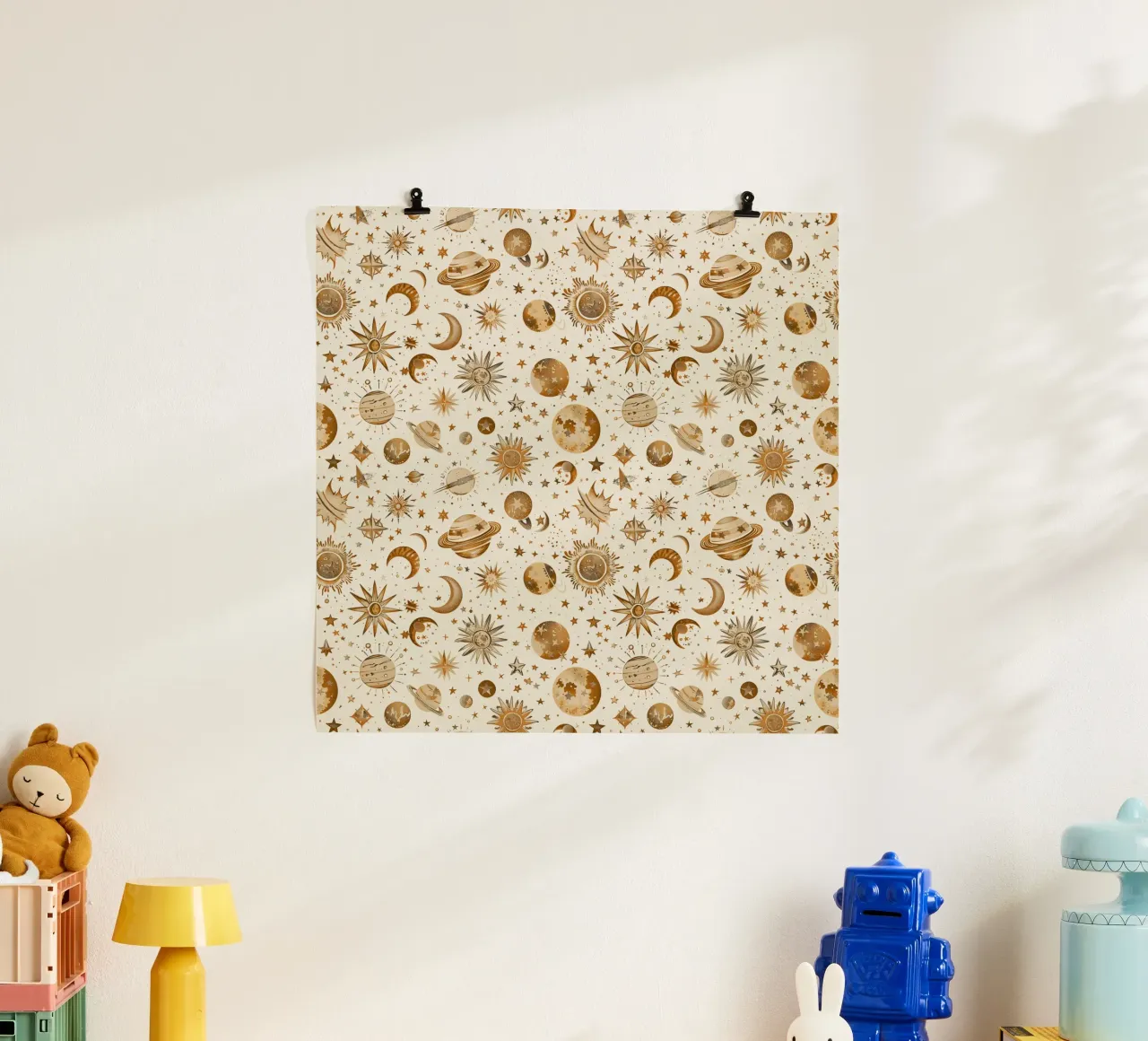 Beige and Brown Celestial carta hahnemühle da Sunflower Soul Studio