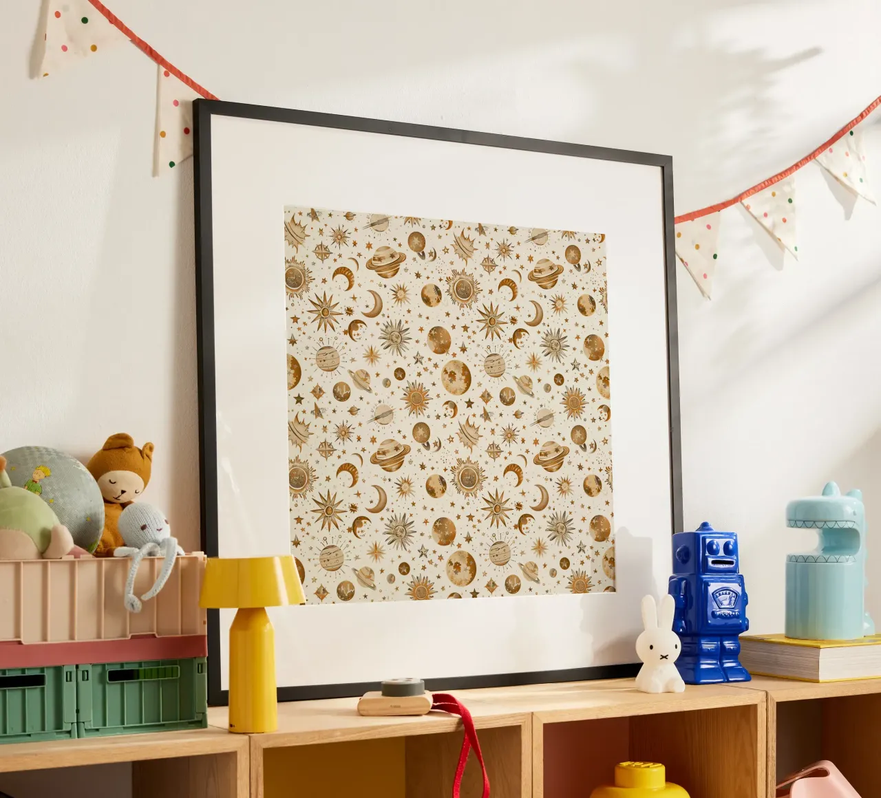 Beige and Brown Celestial carta hahnemühle da Sunflower Soul Studio