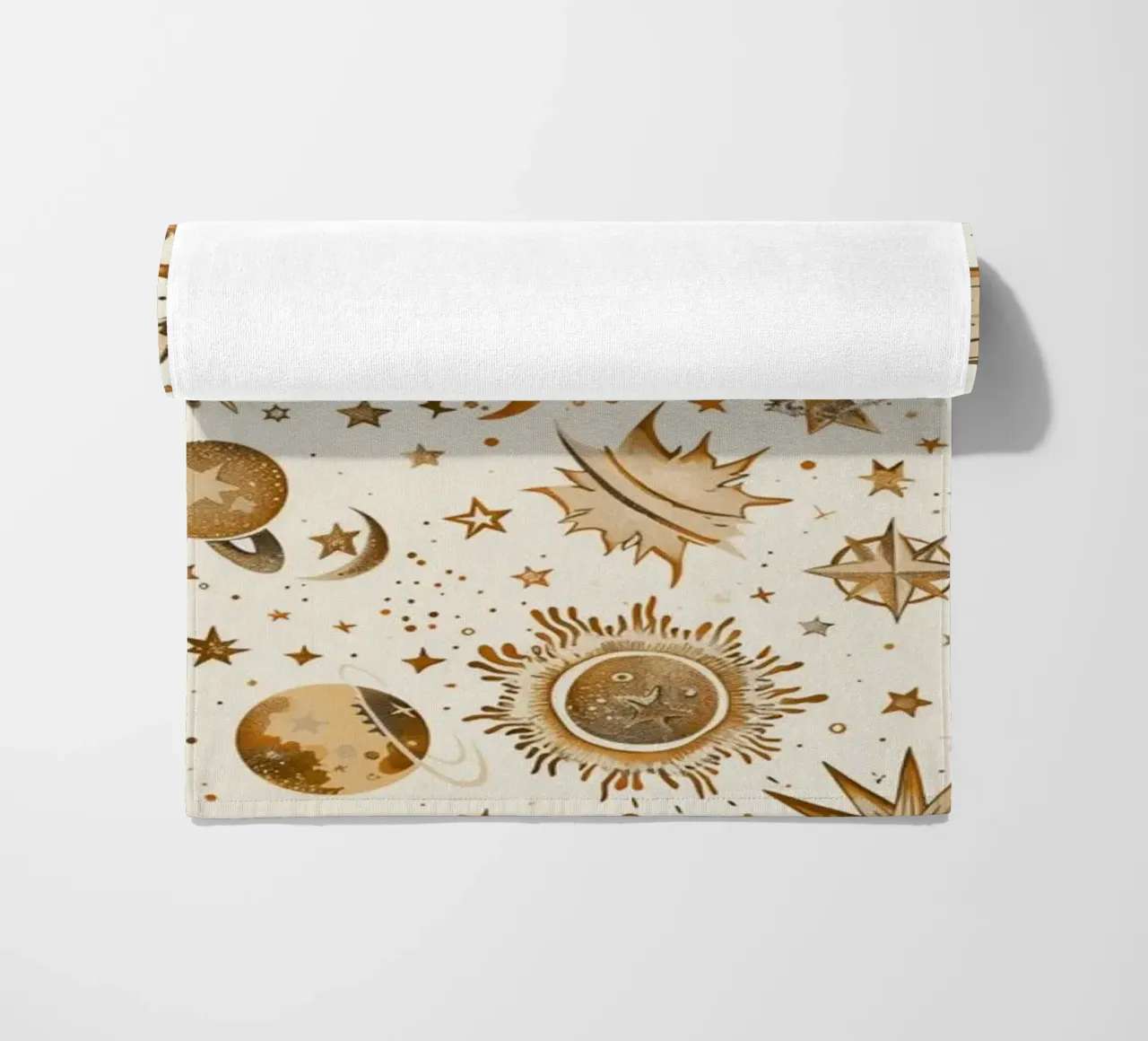 Beige and Brown Celestial telo mare da Sunflower Soul Studio