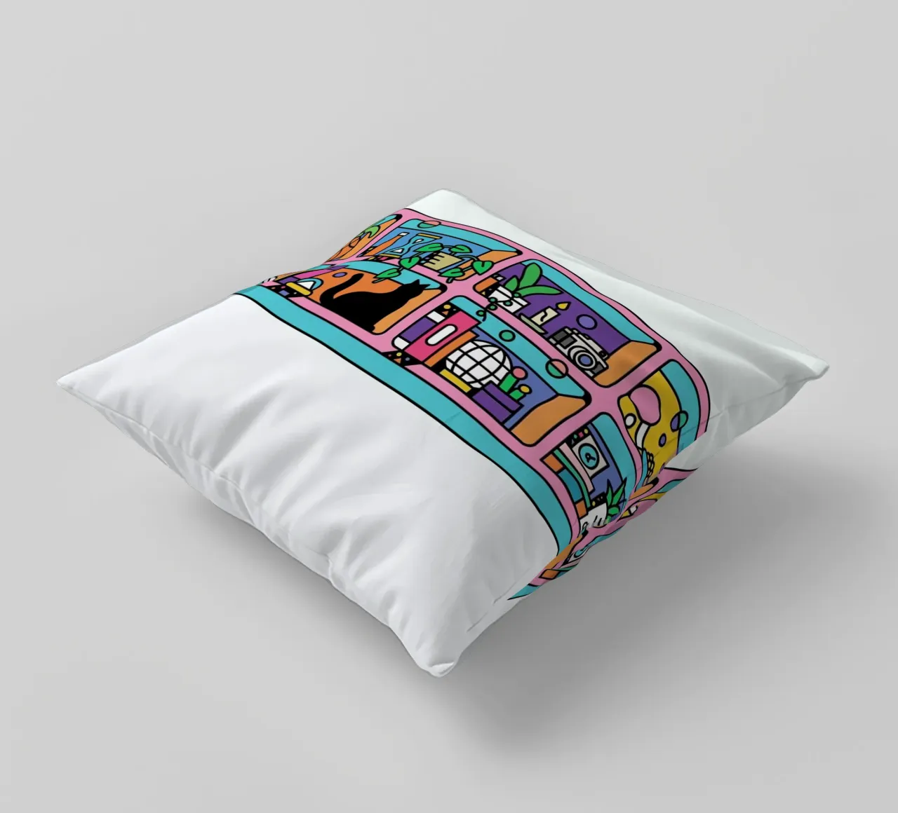 The Bohemian Time cuscino da Tyler Dale