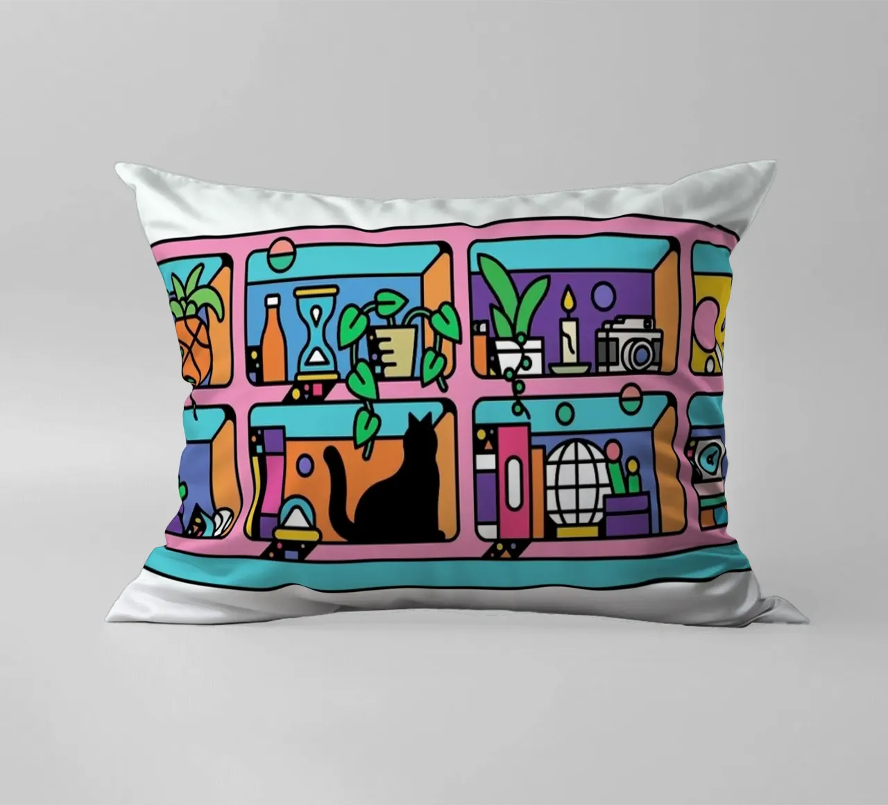 The Bohemian Time cuscino da Tyler Dale