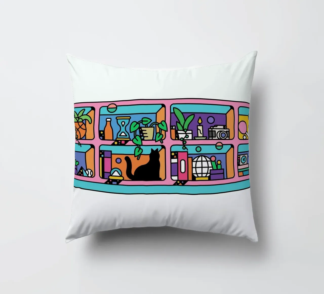 The Bohemian Time cuscino da Tyler Dale
