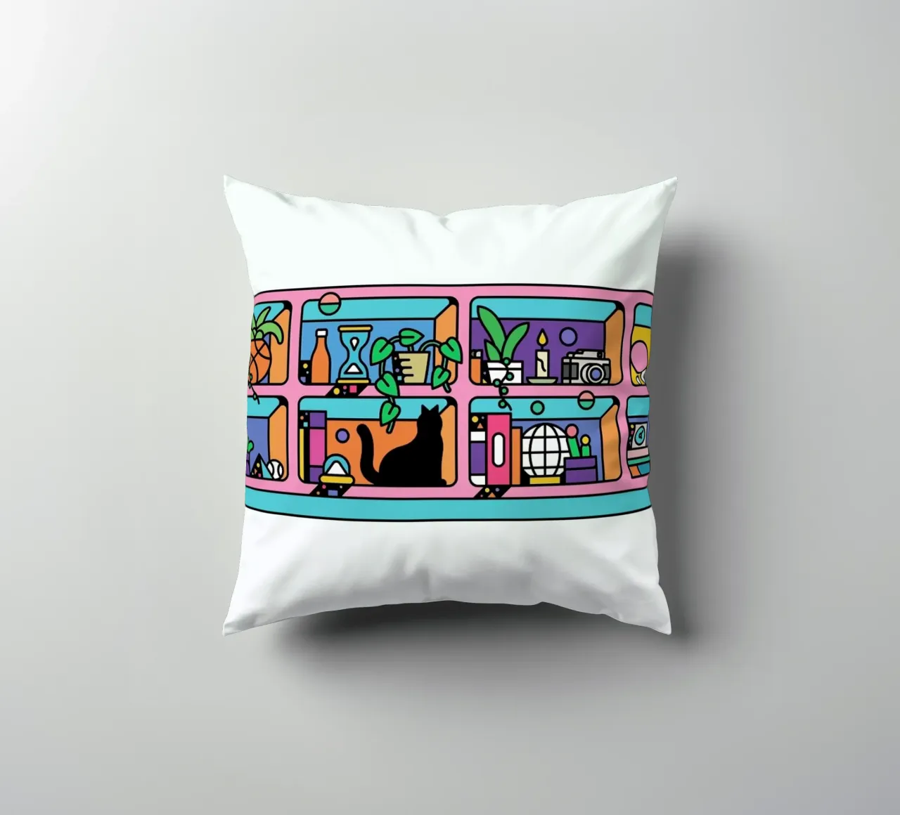 The Bohemian Time cuscino da Tyler Dale
