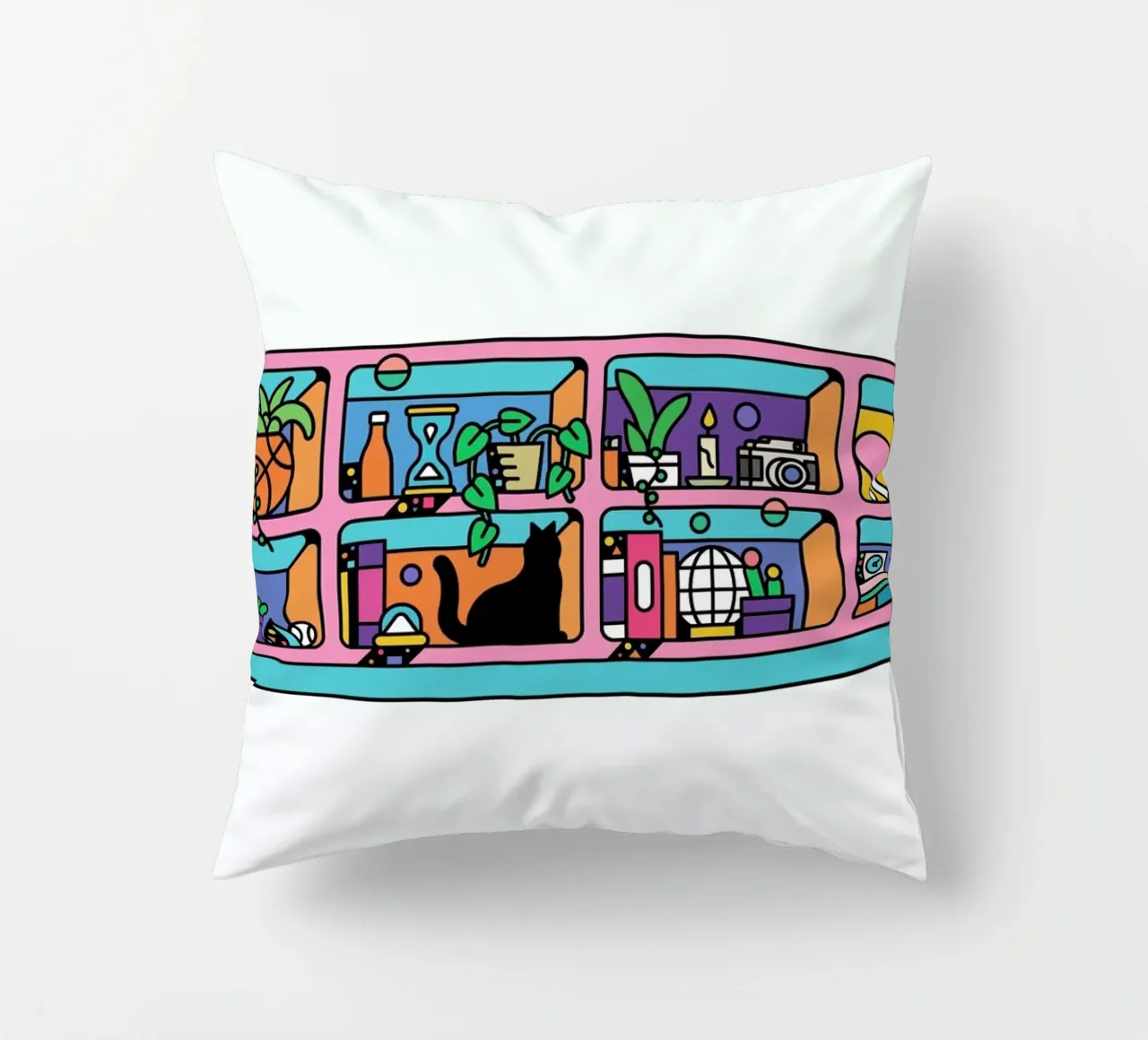 The Bohemian Time cuscino da Tyler Dale