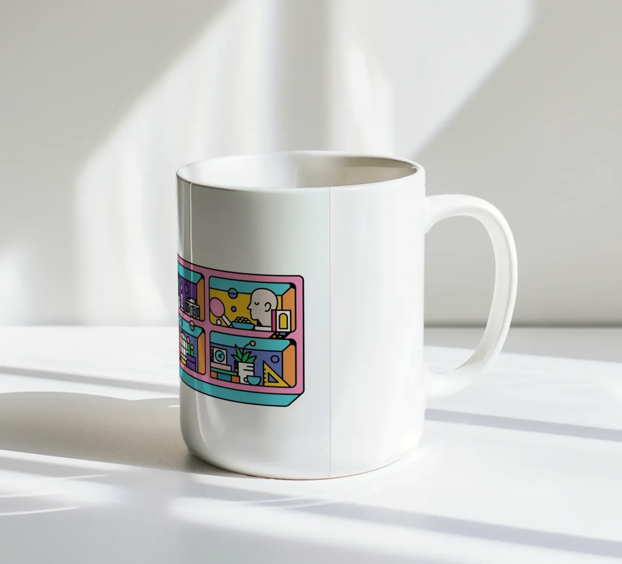 The Bohemian Time Keramik Tasse von Tyler Dale