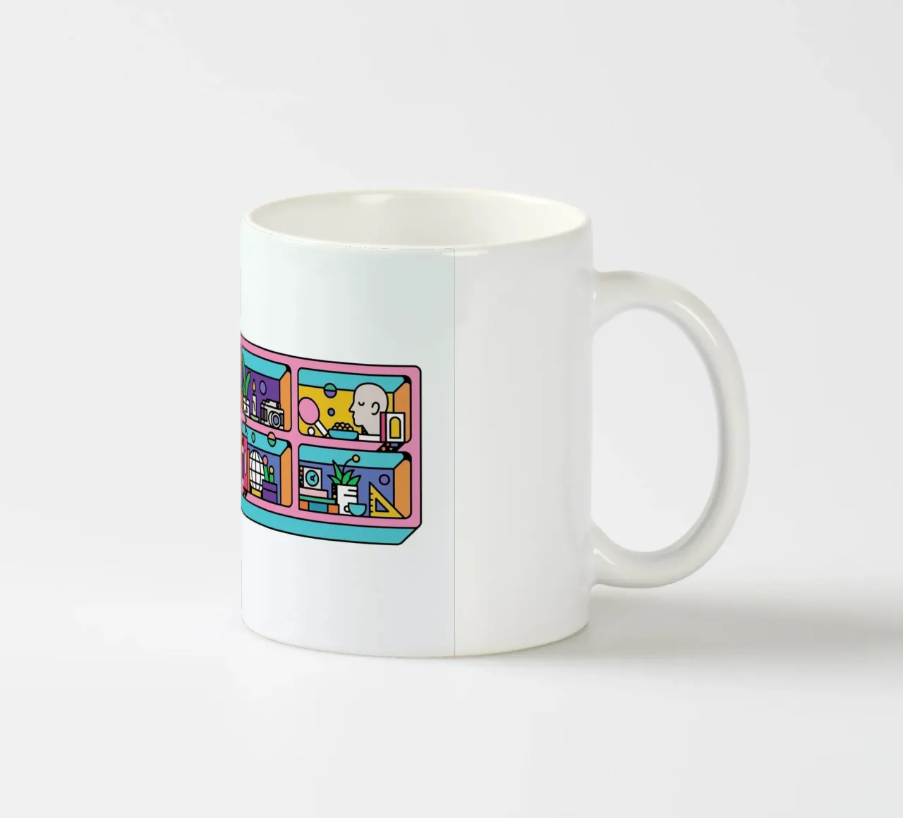 The Bohemian Time Keramik Tasse von Tyler Dale
