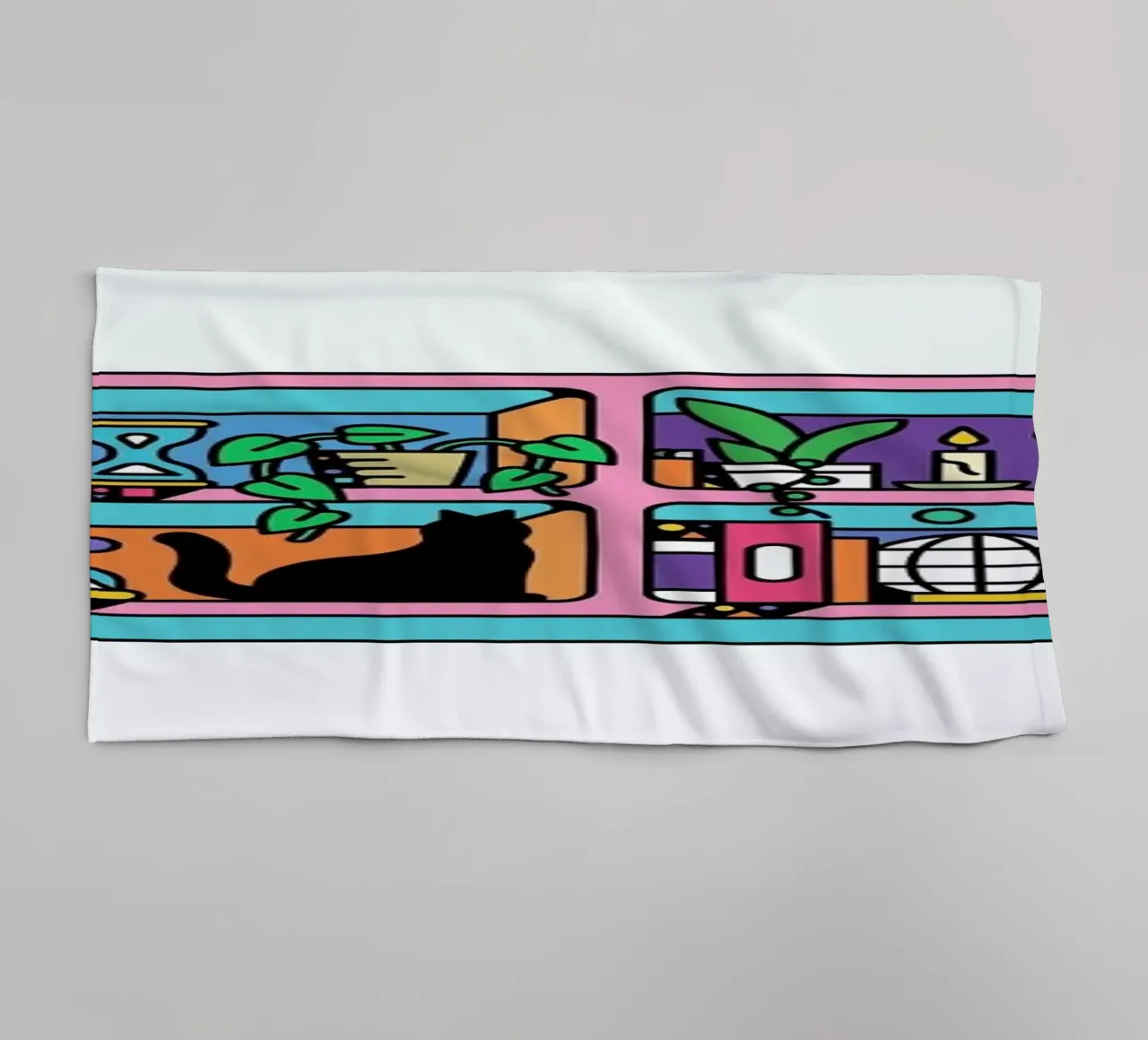 The Bohemian Time asciugamano da bagno da Tyler Dale
