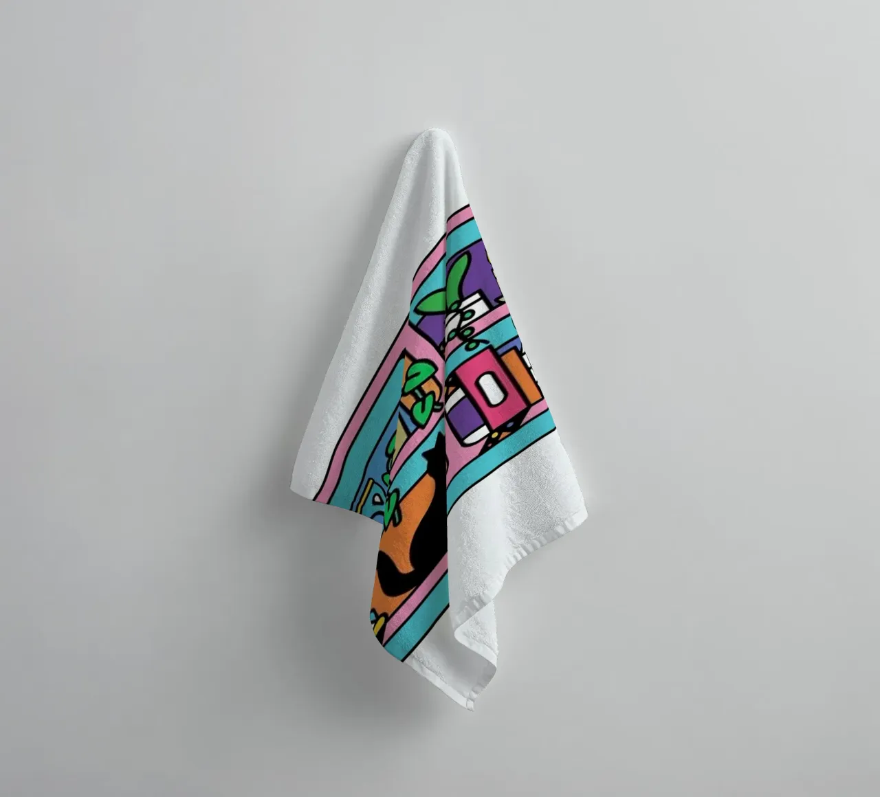 The Bohemian Time asciugamano da bagno da Tyler Dale
