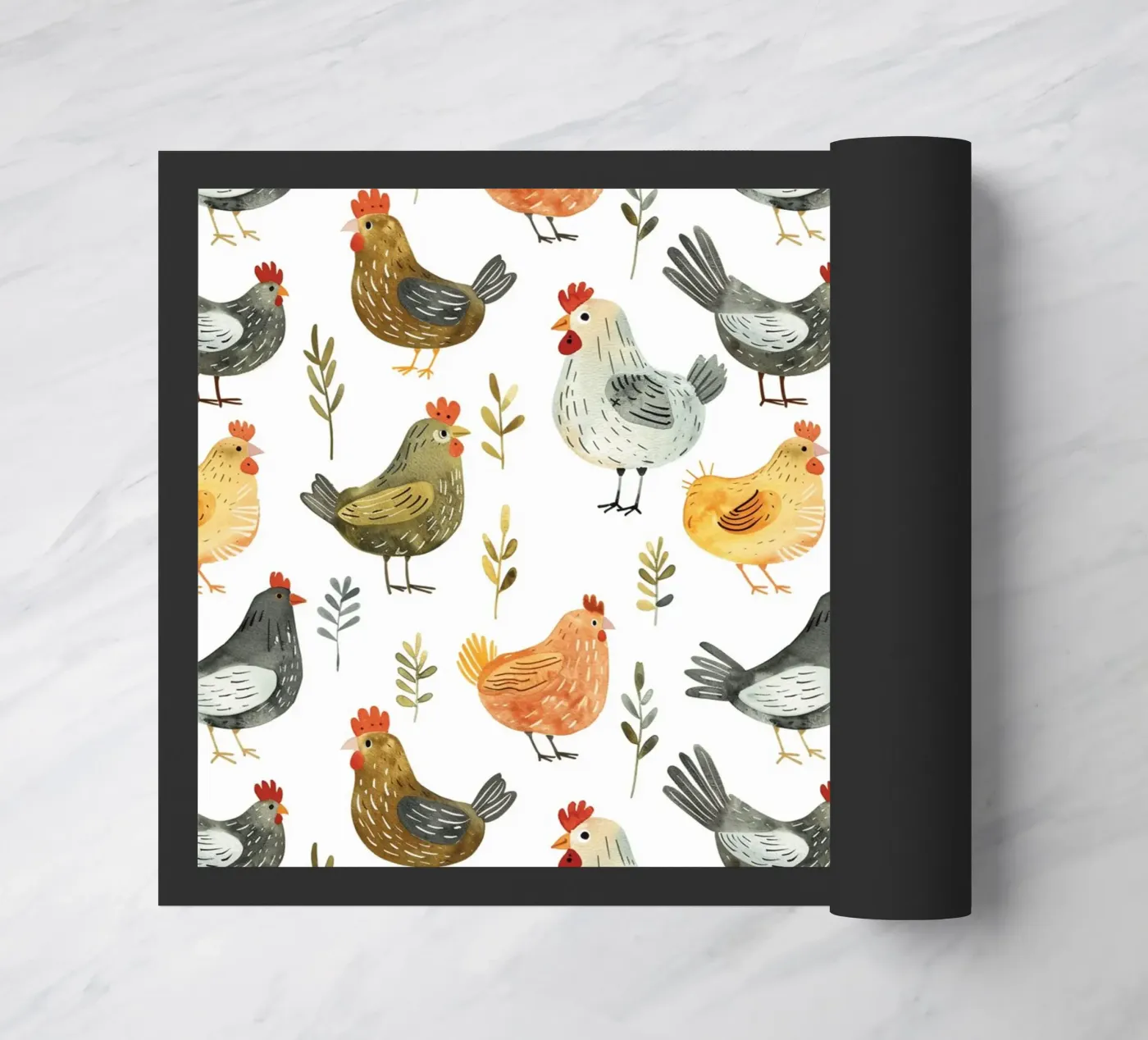 Cute Chickens zerbino da Sunflower Soul Studio