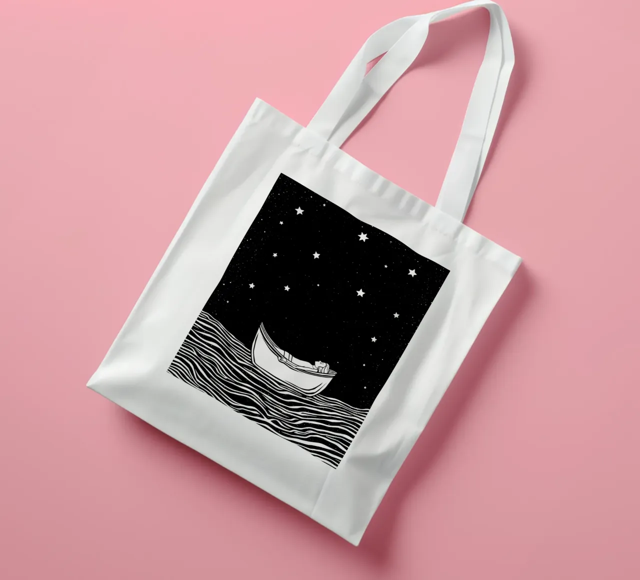 Drifting Through the Stars borsa in juta da Indigo Rain