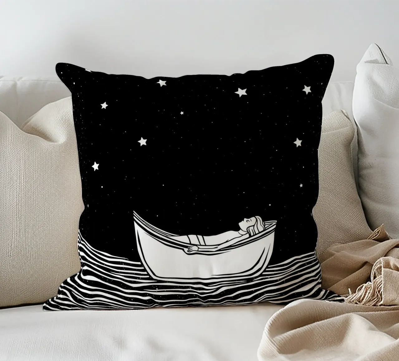 Drifting Through the Stars cuscino da Indigo Rain
