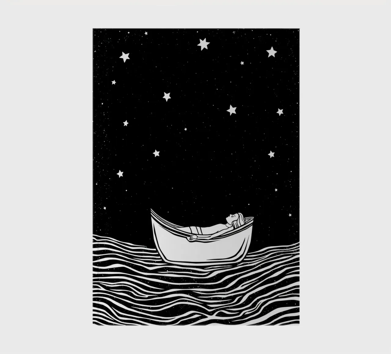 Drifting Through the Stars notebook by Indigo Rain