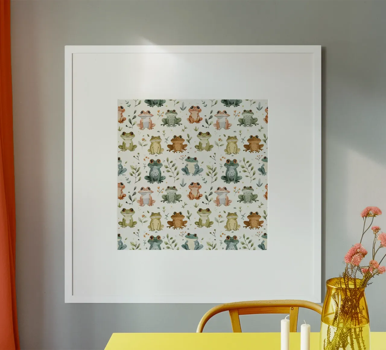 Cute Frogs poster da Sunflower Soul Studio