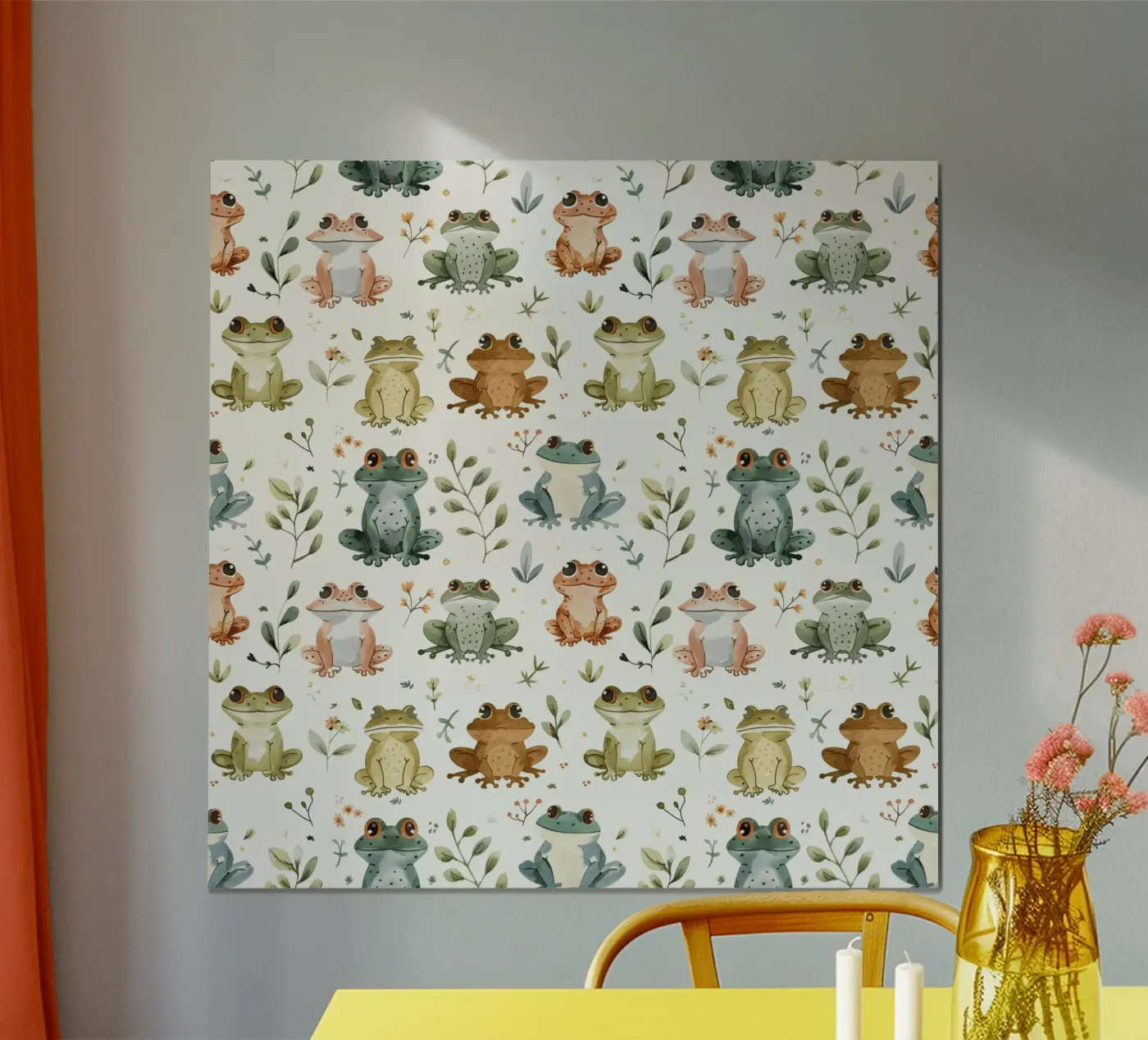 Cute Frogs poster da Sunflower Soul Studio