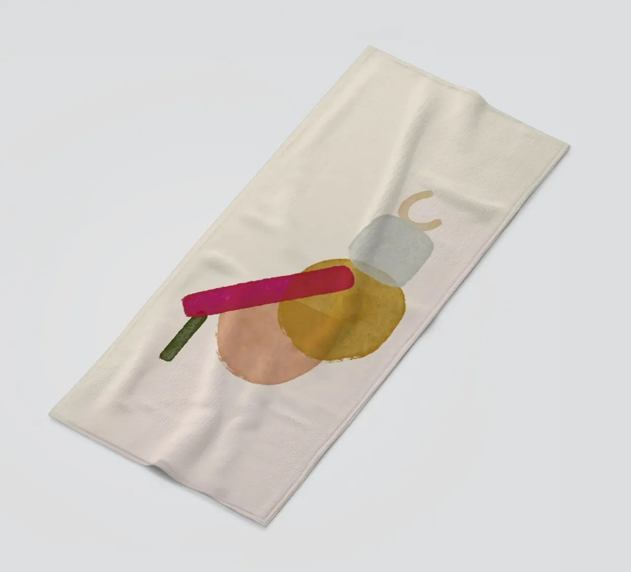 Equilibrium beach towel by Galaxy Eyes