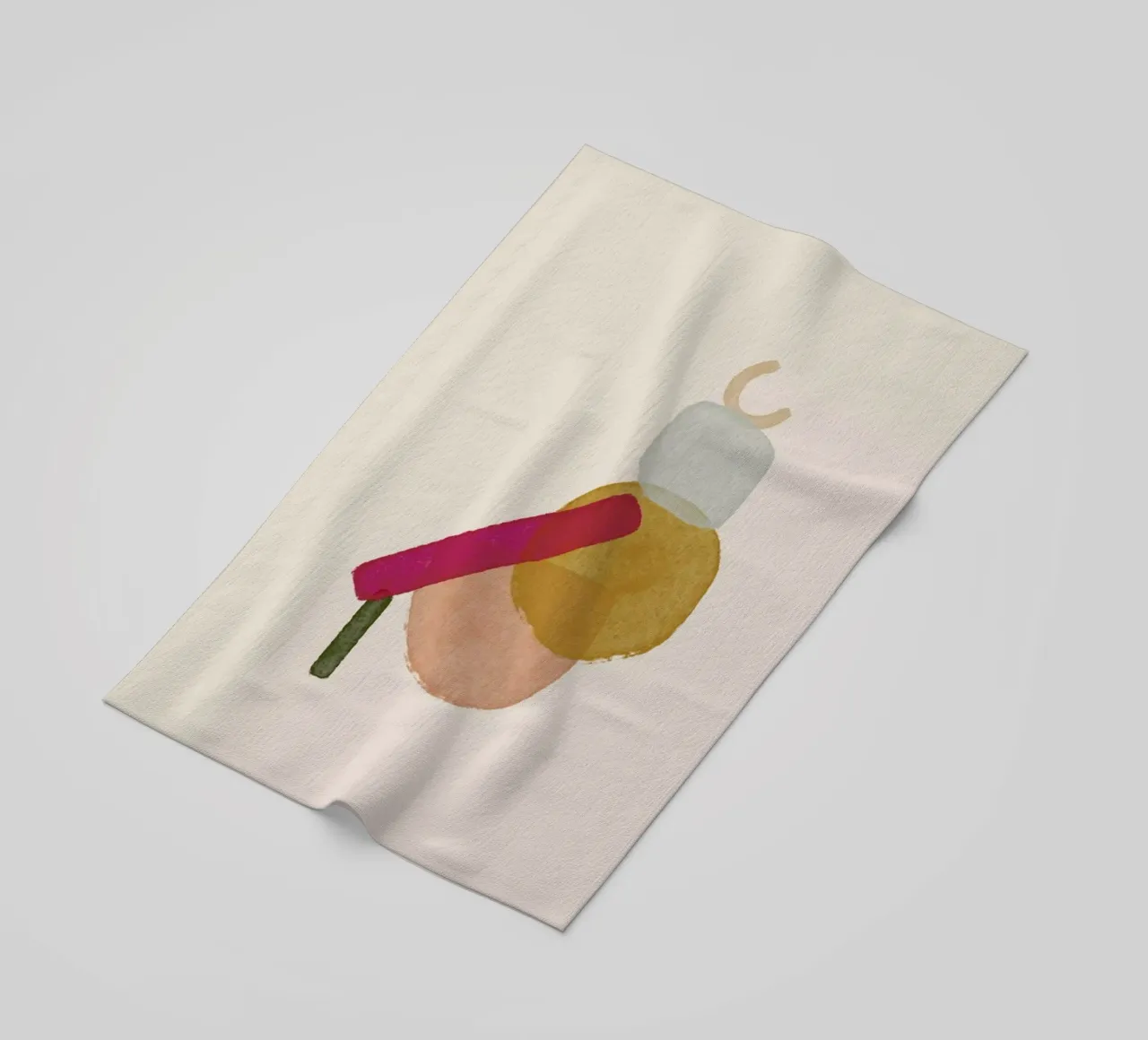 Equilibrium beach towel by Galaxy Eyes