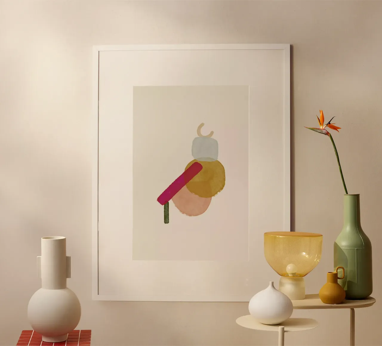 Equilibrium poster con telaio in legno da Galaxy Eyes