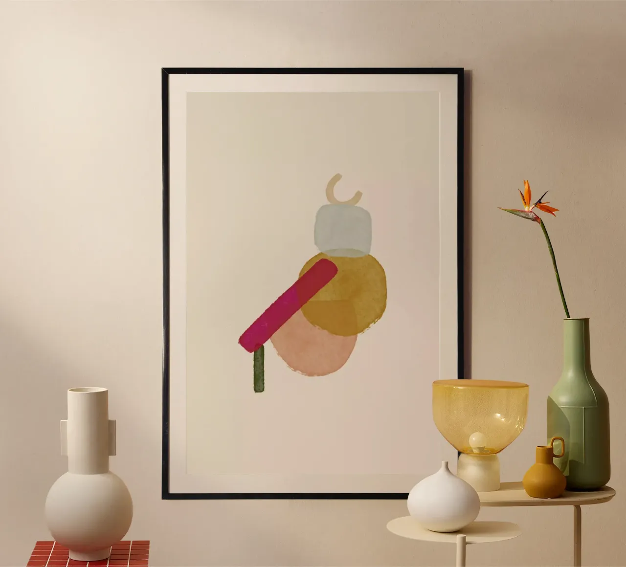 Equilibrium poster con telaio in legno da Galaxy Eyes