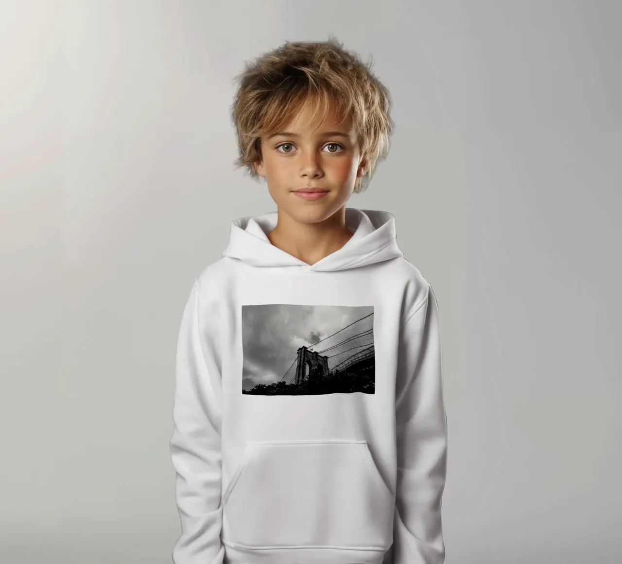 Moody Sky kids hoodie by Philipp Reinhard