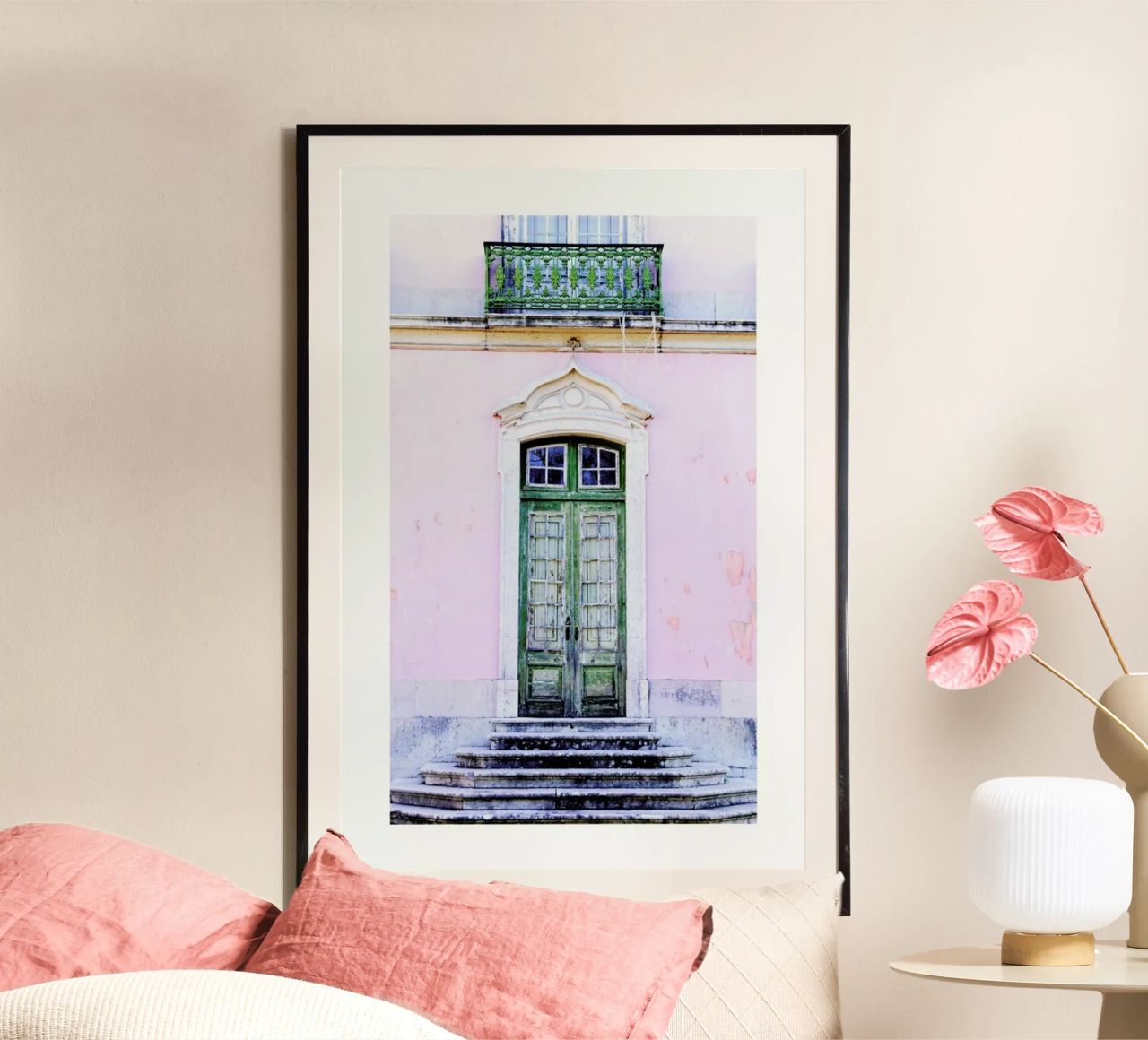 Lisbon Doorway poster by METROPOLIS