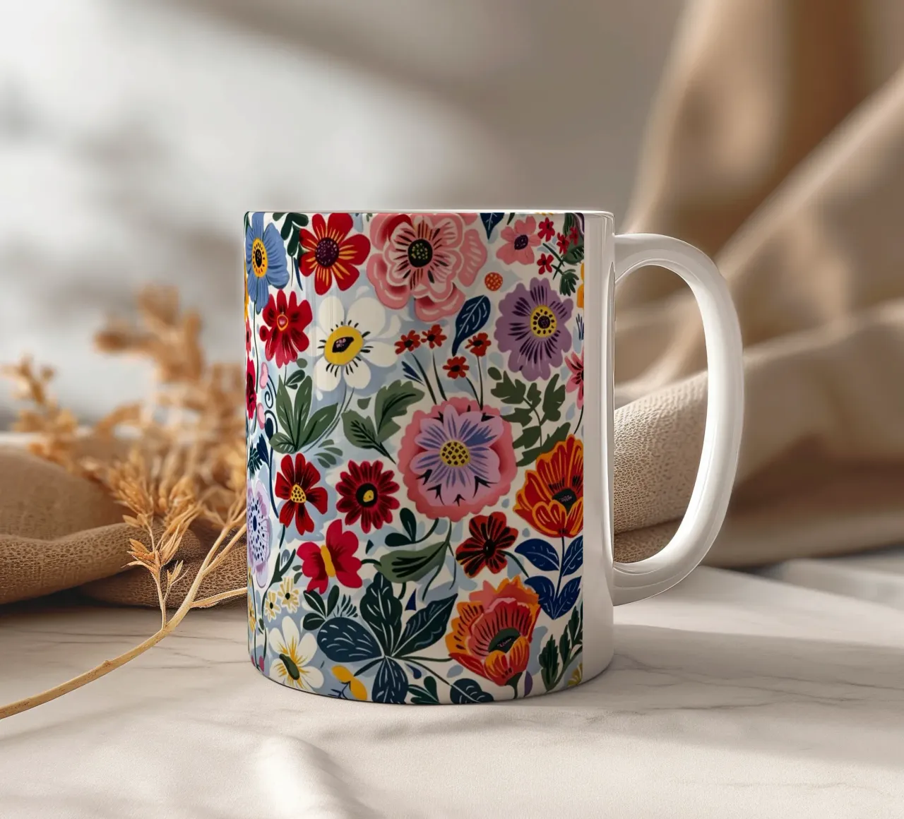 Dopamine Flowers tazza in ceramica da Sunflower Soul Studio