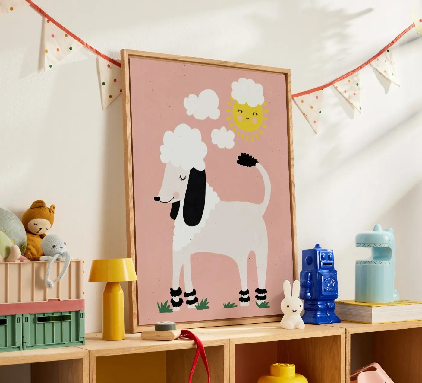 Poodle Acryl-Glas von treechild