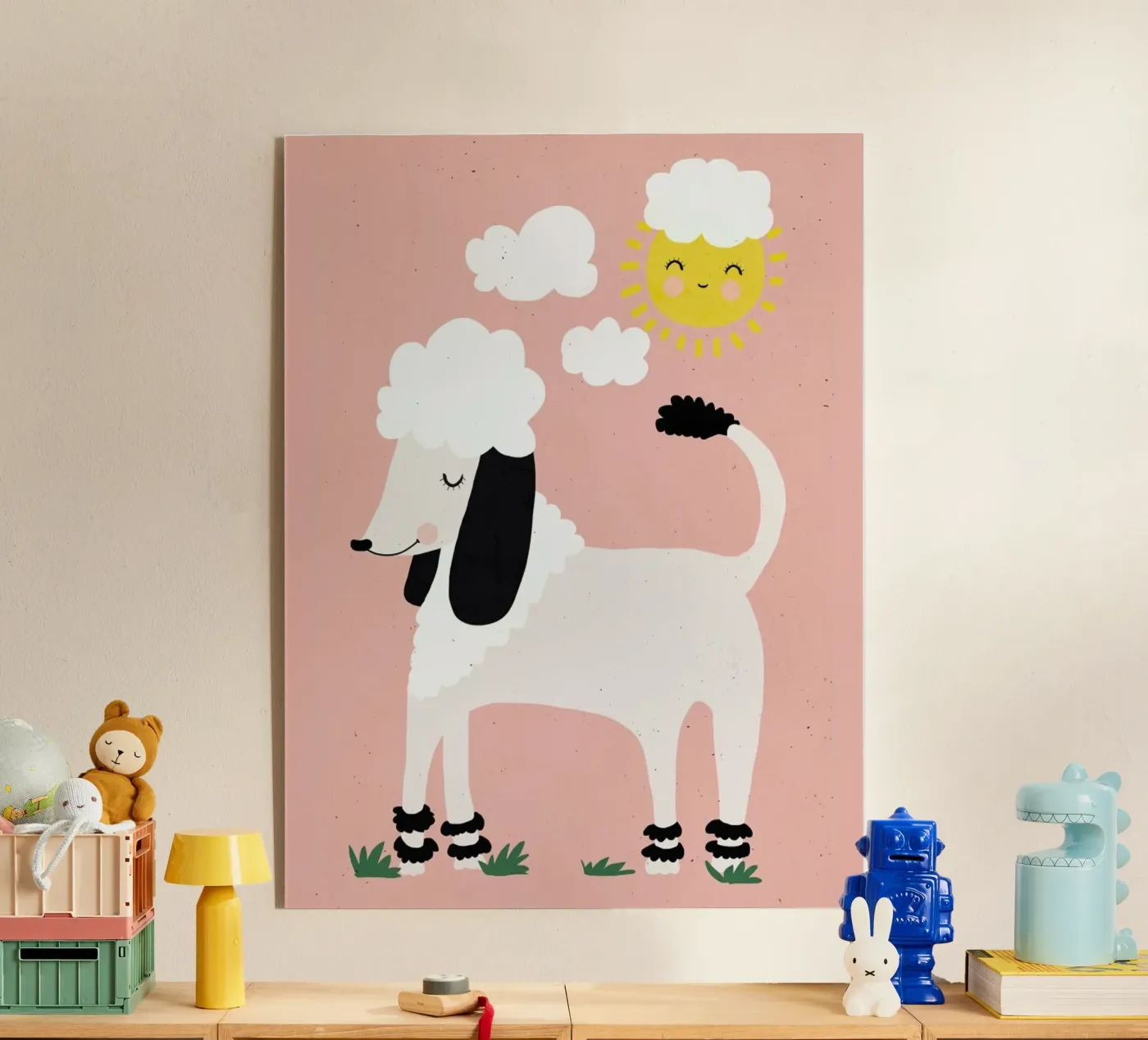 Poodle Acryl-Glas von treechild