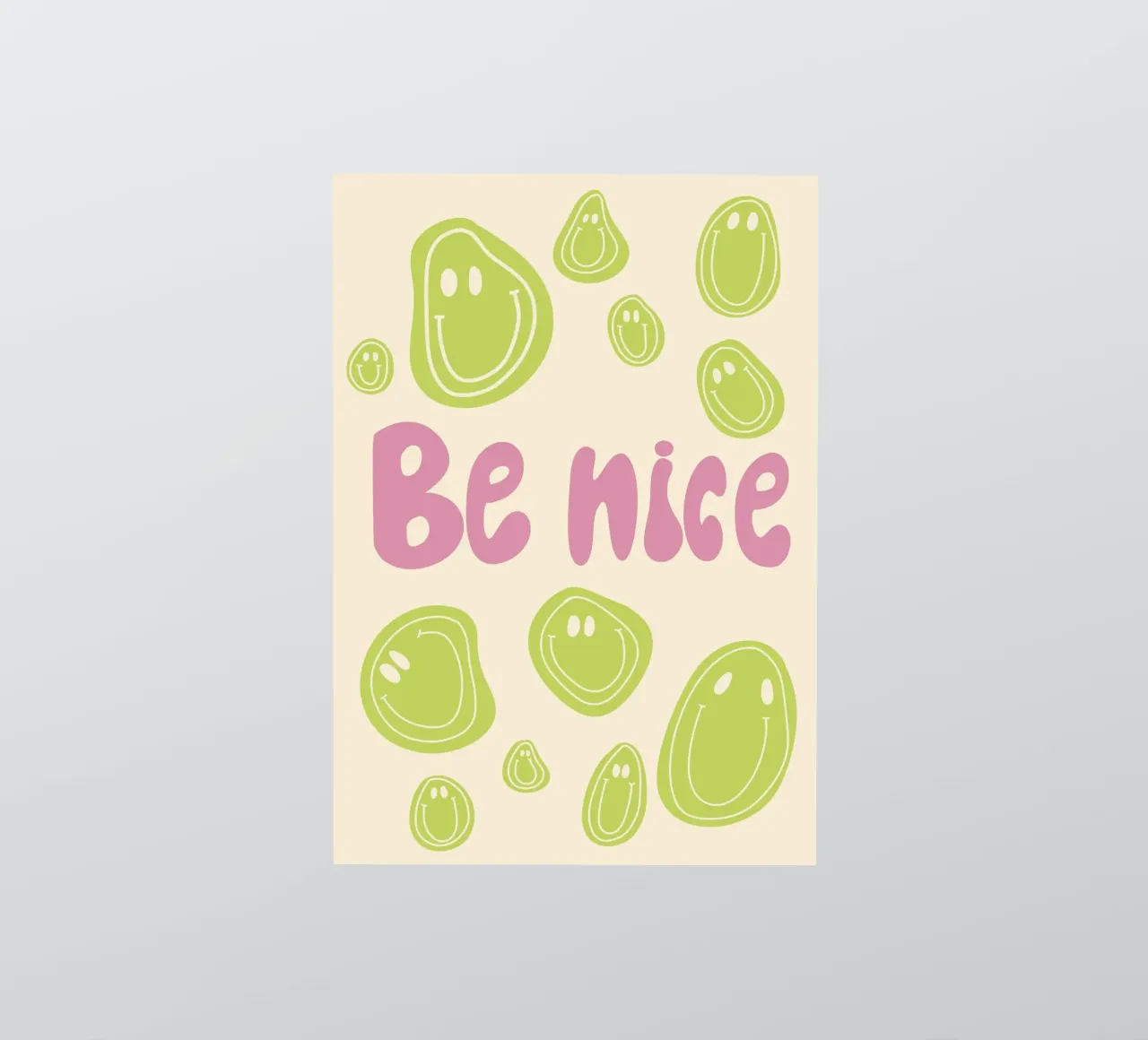 be nice pegatina de STOLZE GRAFIK