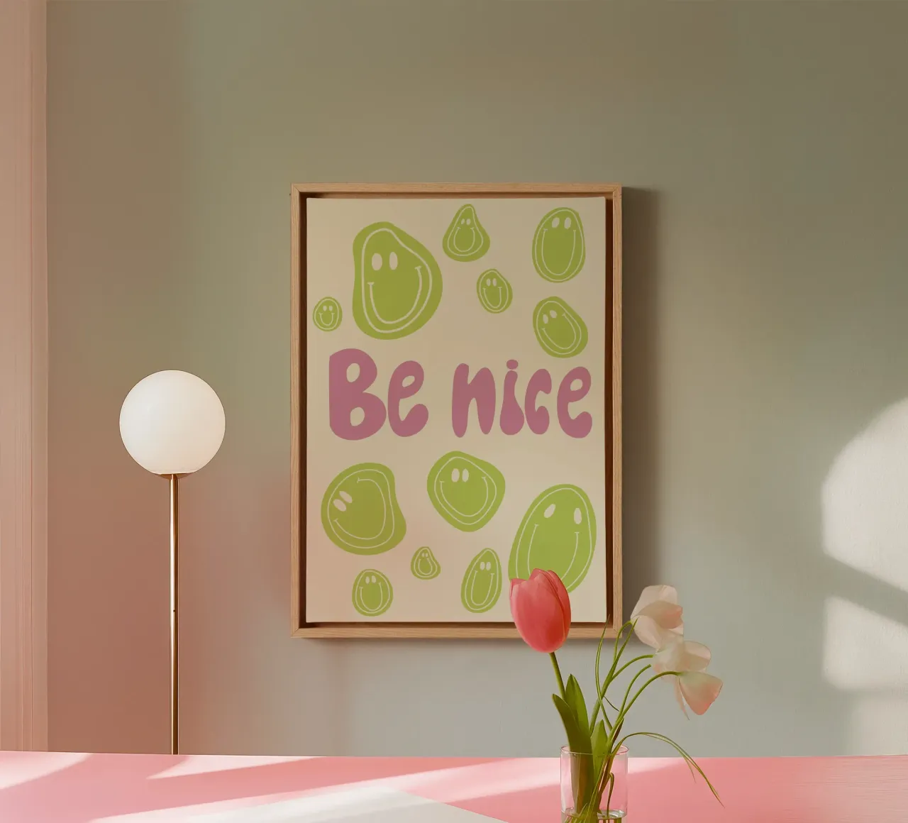 be nice tela con Cornice a cassetta da STOLZE GRAFIK