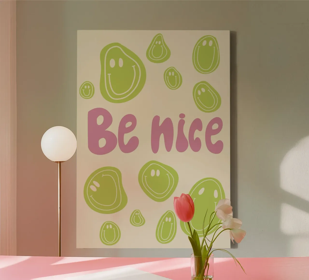 be nice tela con Cornice a cassetta da STOLZE GRAFIK