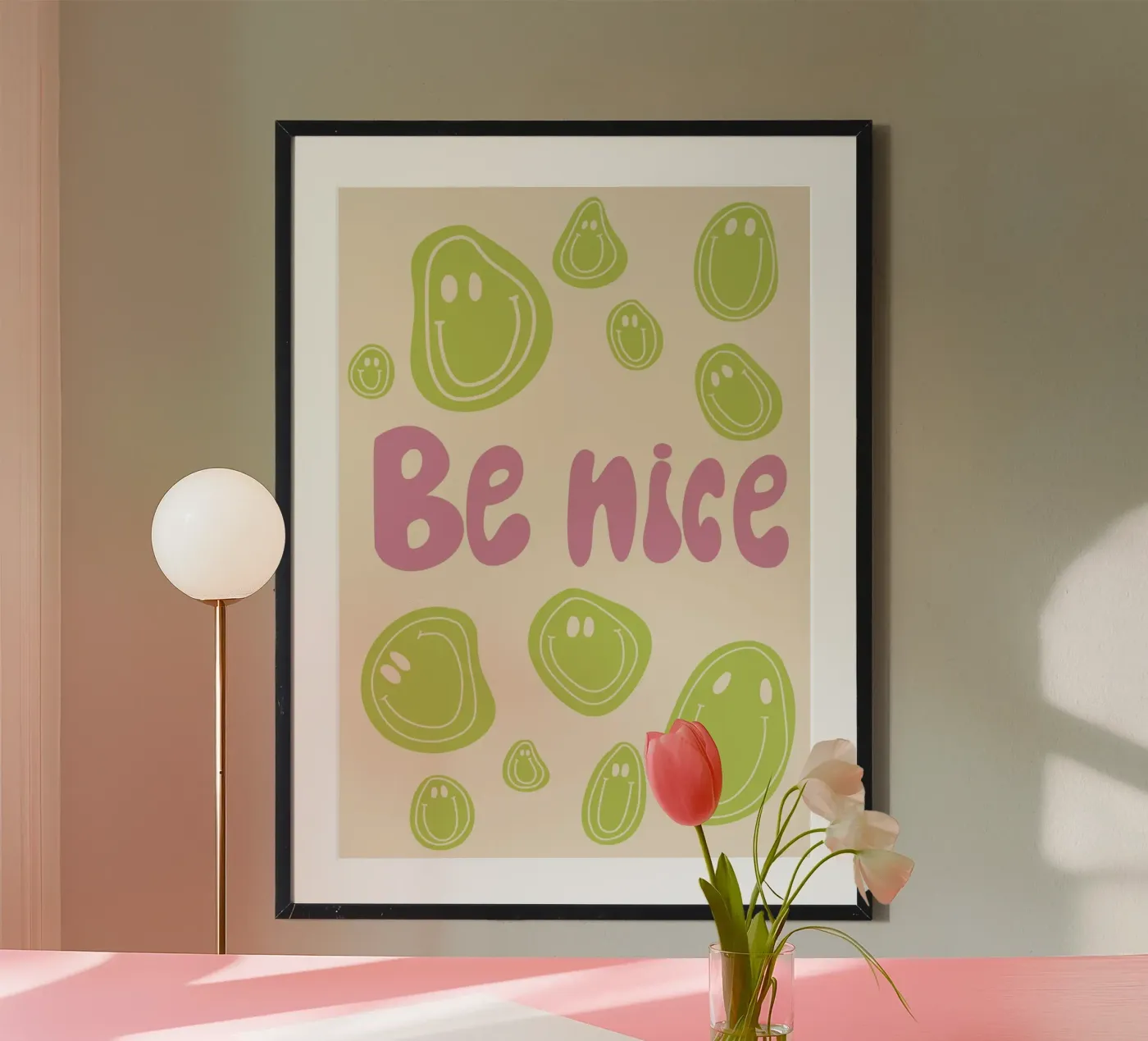 be nice poster de STOLZE GRAFIK