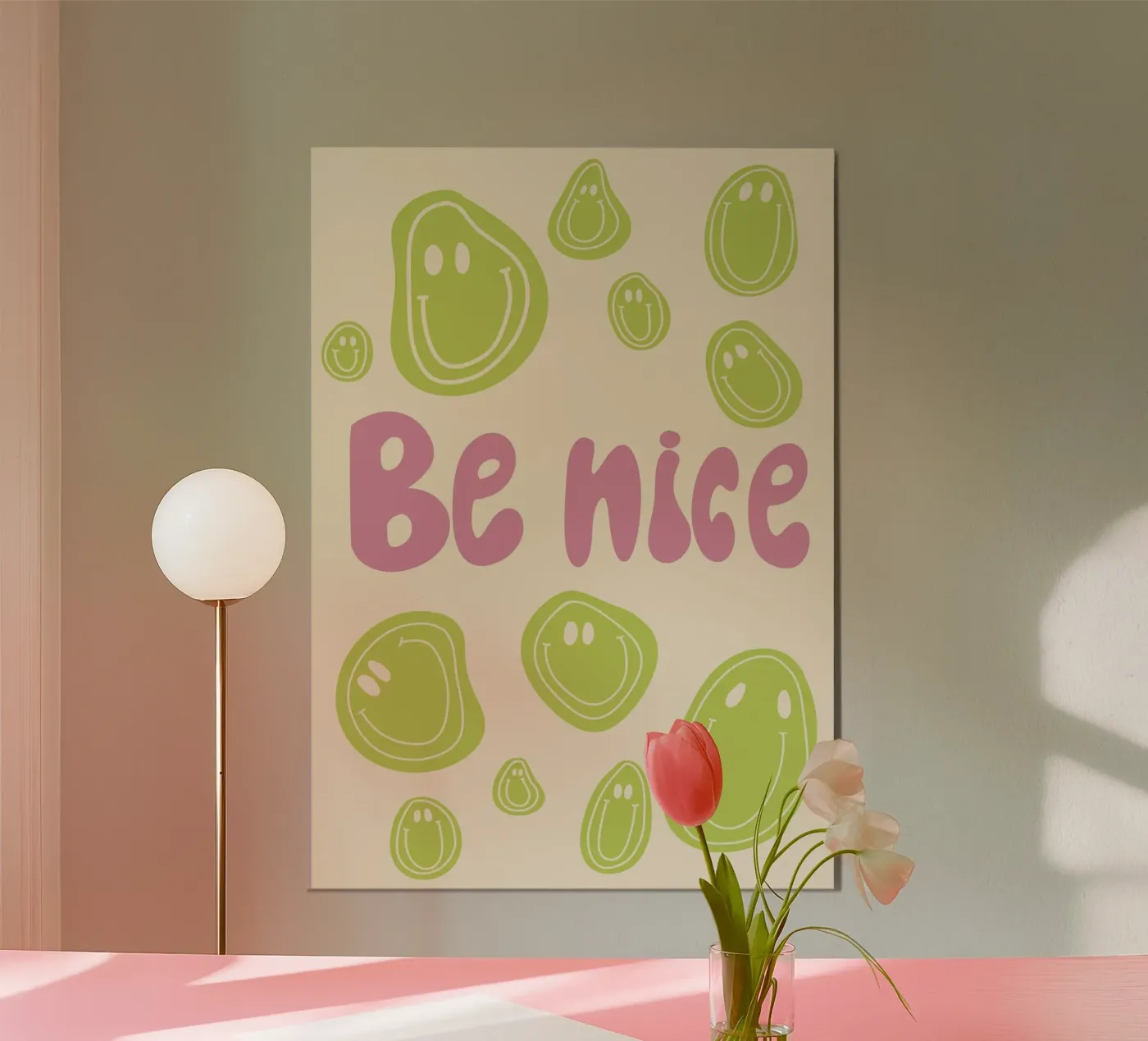 be nice poster de STOLZE GRAFIK