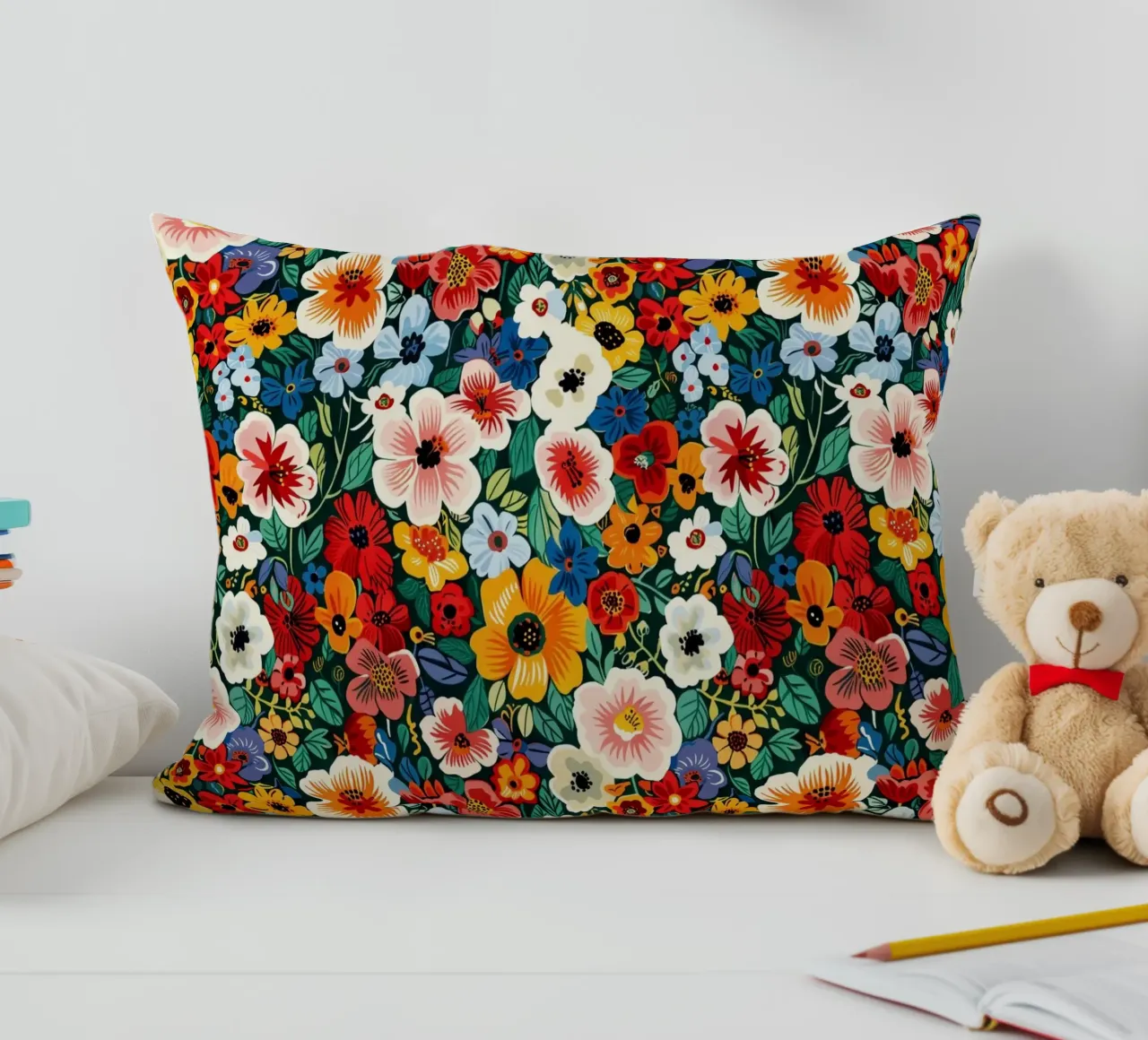 Dopamine Flowers cuscino da Sunflower Soul Studio